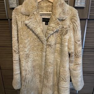 Kristen Blake Faux Fir Vintage Coat